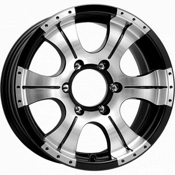 КиК Байконур алмаз_черный 8x16/6x139.7 D110.1 ET0  