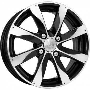 КиК Джемини алмаз_черный 6x15/4x100 D67.1 ET45  