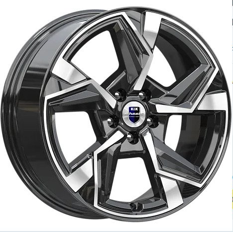 КиК Кайан алмаз_черный 7.5x18/5x108 D67.1 ET33  