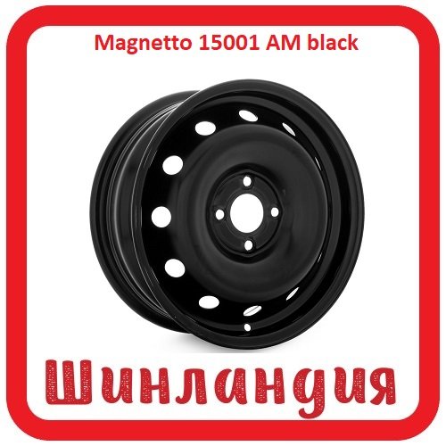 Magnetto 15001 AM black 6x15/4x100 D60 ET50  