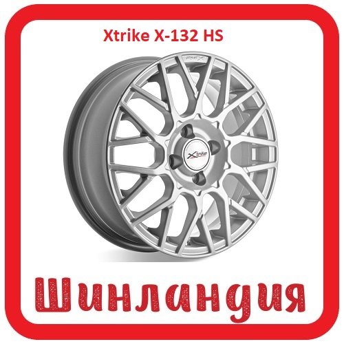 Xtrike X-132 HS 6x15/4x100 D60.1 ET37  