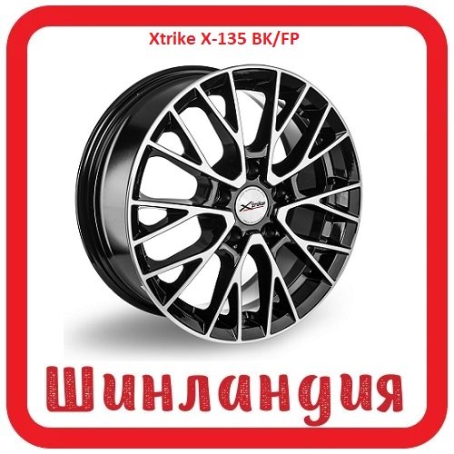 Xtrike X-135 BK/FP 6.5x16/5x100 D67.1 ET38  