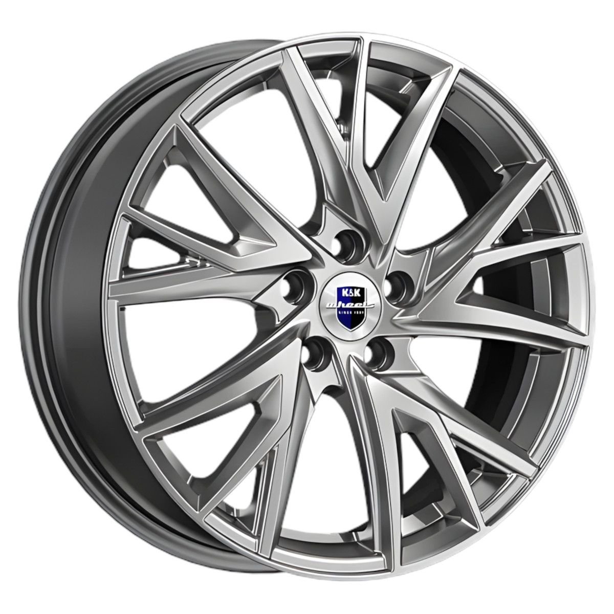 КиК Кайлас (КС1054) Дарк платинум 6.5x18/5x114.3 D66.6 ET37  