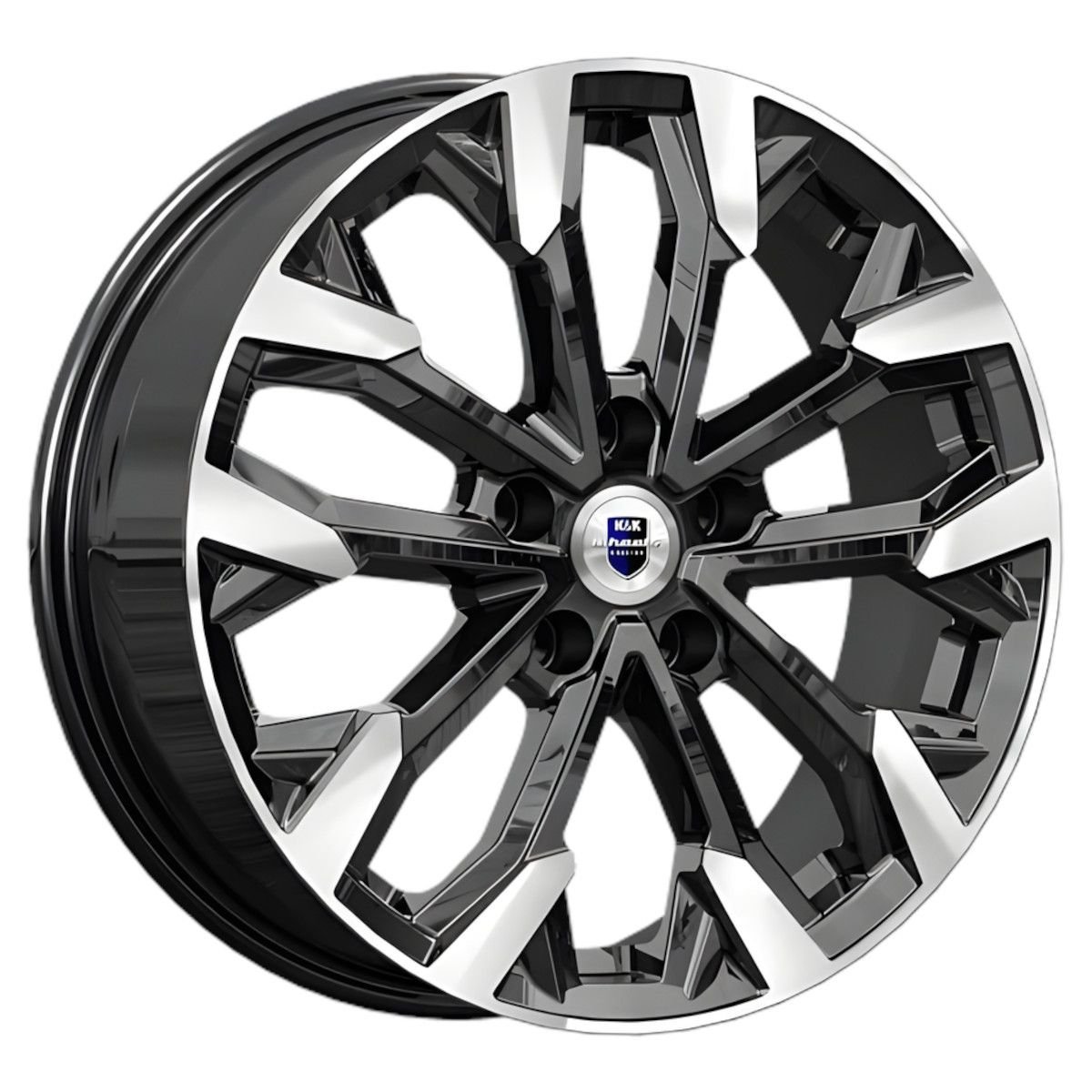 КиК Морейн (КС1046) Алмаз черный 6.5x17/5x108 D65.1 ET43  