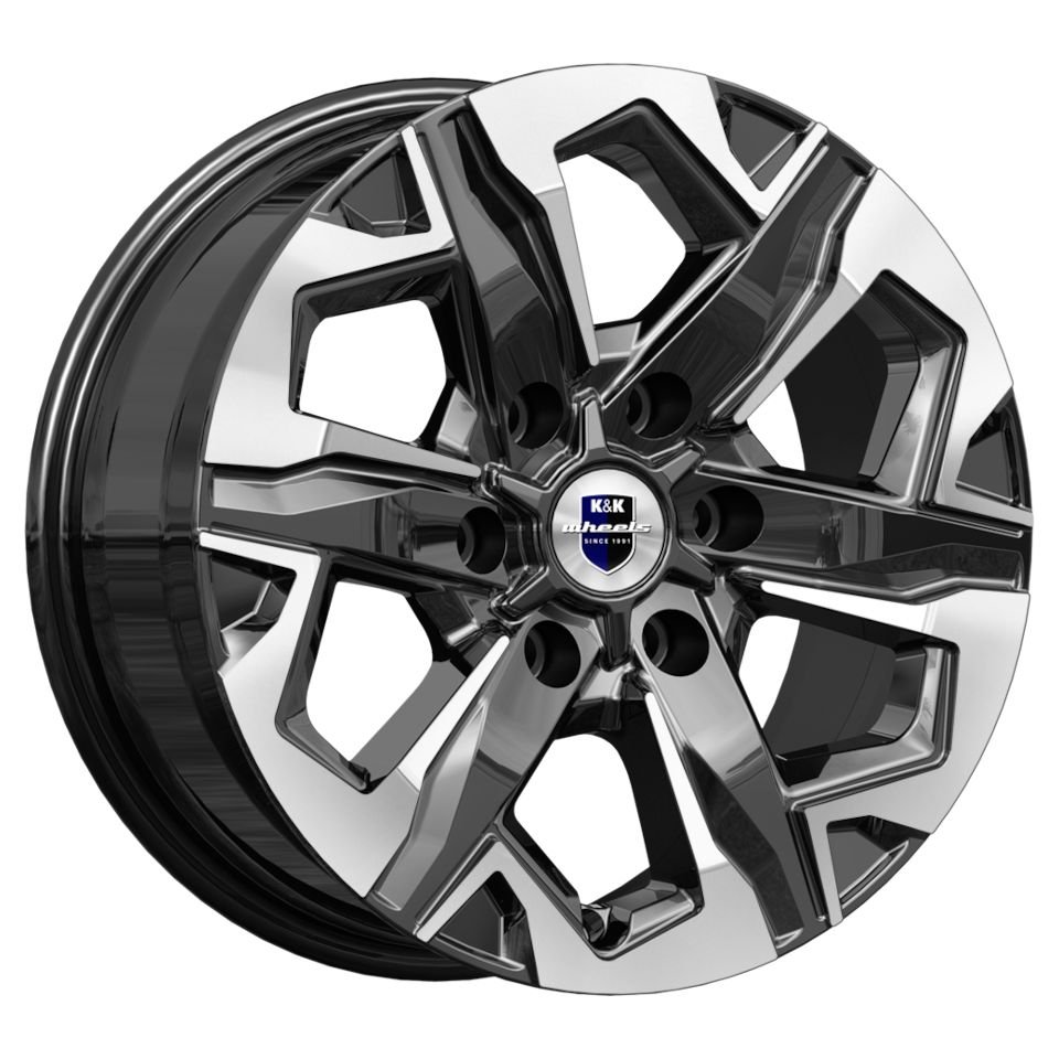 КиК Тейт (КС1050) Алмаз черный 7.5x17/6x139.7 D100.1 ET36  
