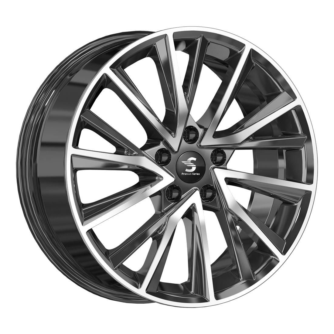 СКАД Premium КР010 (18_EXEED TXL) Diamond Black Gris 7.5x18/5x108 D65.1 ET36  