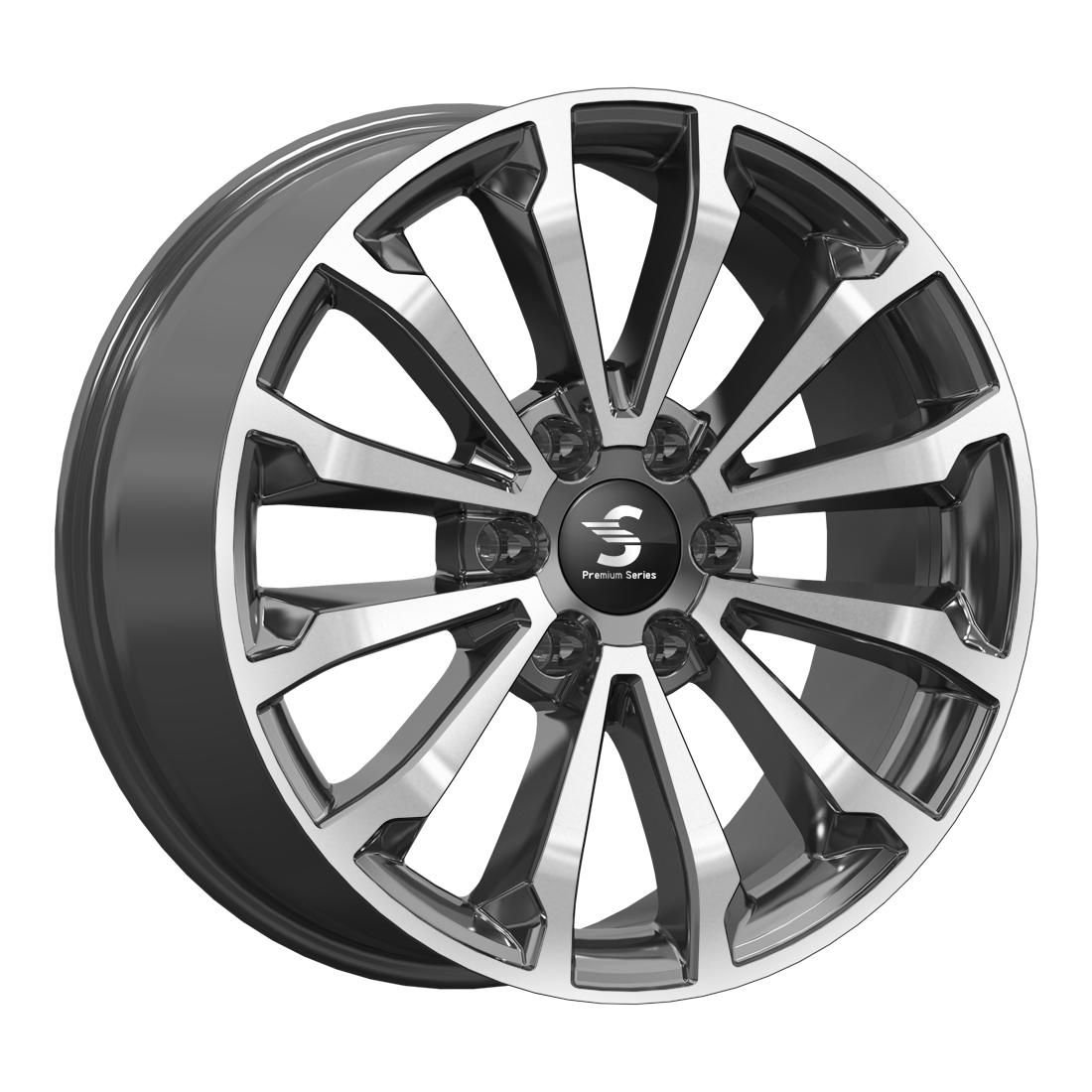 СКАД Premium КР006 (20_Haval H9) Diamond gloss graphite 8.5x20/6x139.7 D75.1 ET33  