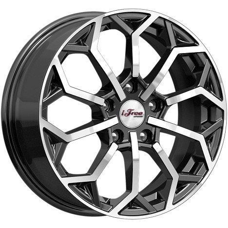 iFree Спейс-Нидл блэк_джек 6.5x16/5x105 D56.6 ET38  