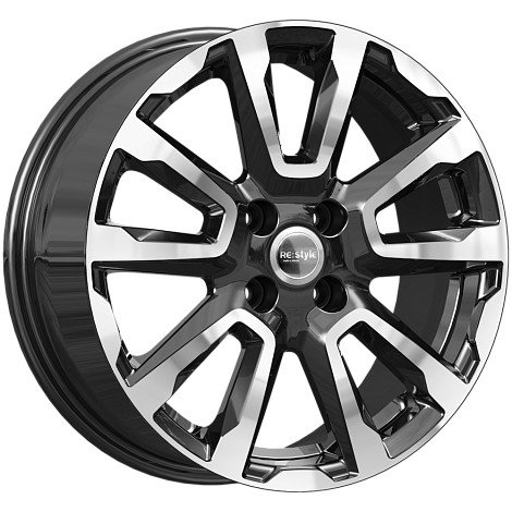 КиКРеплика КС1026 алмаз_черный 6.5x16/4x100 D60.1 ET41  