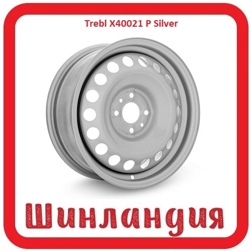 Trebl X40021 P Silver 6x15/4x98 D58.6 ET35  