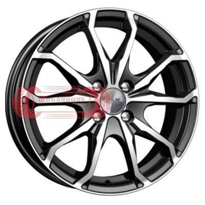 K&K Brent (КС733) Алмаз черный 6x16/4x98 D58.5 ET35  
