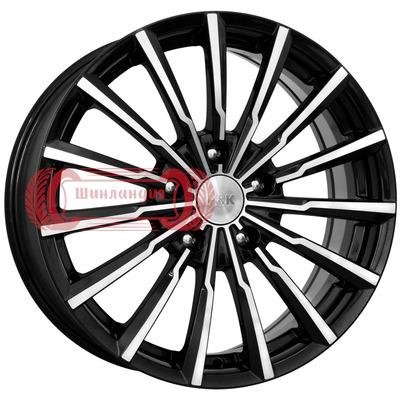 K&K Акцент (КС641) Алмаз черный 5.5x14/4x100 D56.6 ET45  