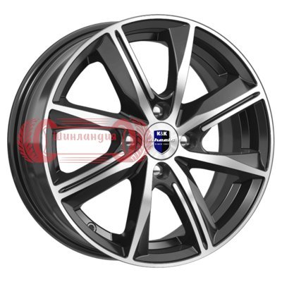 K&K Арнар-оригинал (КС890) Алмаз черный SK 6x15/4x100 D60.1 ET50  