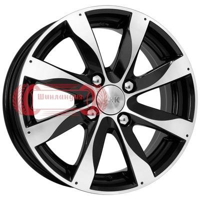 K&K Джемини (КС617) Алмаз черный 6x15/4x100 D60.1 ET48  