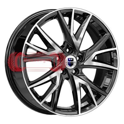 K&K Кайлас (КС1054) Алмаз черный 6.5x18/5x112 D57.1 ET43  