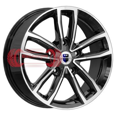 K&K Каланг (КС1086) Алмаз черный 6.5x17/5x139.7 D98.1 ET40  