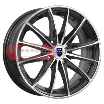 K&K Пойнт Бланк (KC884) Алмаз черный SK 6x15/4x98 D58.5 ET35  