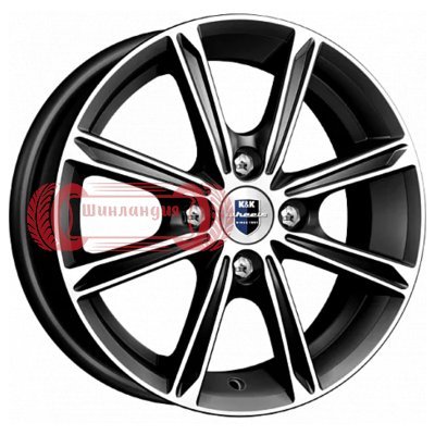 K&K Флэш (КС698) Алмаз черный 5x14/4x98 D58.5 ET35  