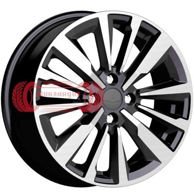 K&K Эрман (КС997) Алмаз черный 6.5x16/4x100 D67.1 ET40  