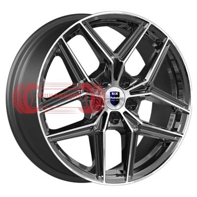 K&K Юнион (КС1025) Алмаз черный 7x17/5x112 D66.6 ET40  