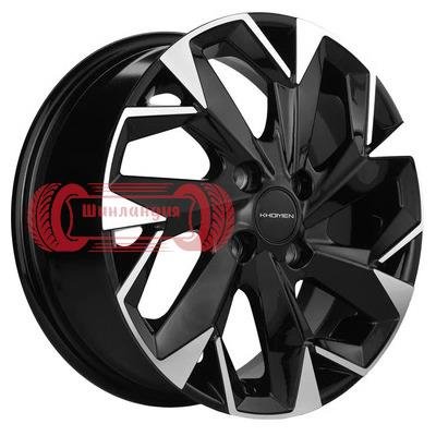 Khomen Wheels KHW1402 Black-FP 5.5x14/4x98 D58.5 ET35  