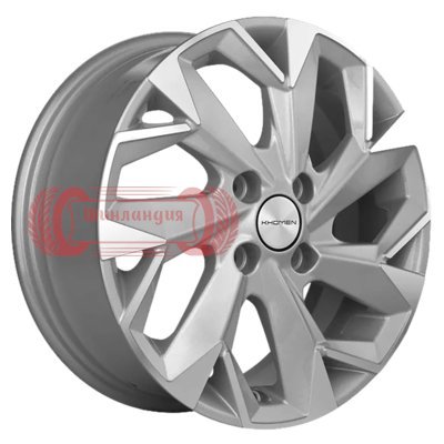 Khomen Wheels KHW1402 (Accent/Getz/i20) F-Silver-FP 5.5x14/4x100 D67.1 ET38  