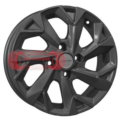 Khomen Wheels KHW1402 (Solaris/Logan/Rio) Gray 5.5x14/4x100 D67.1 ET43  