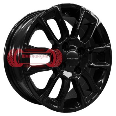Khomen Wheels KHW1406 (Lada Granta) Black 5.5x14/4x98 D58.5 ET35  