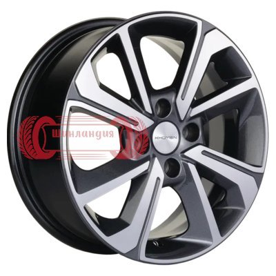 Khomen Wheels KHW1501 (Lada Granta) Gray-FP 6x15/4x98 D58.6 ET36  