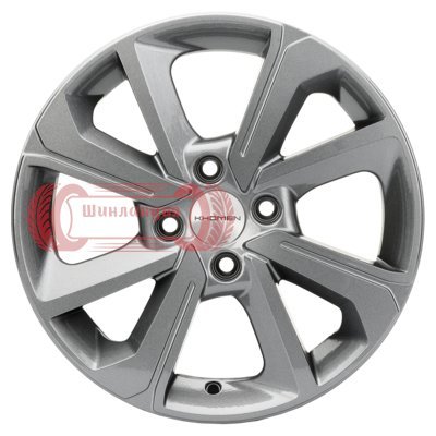 Khomen Wheels KHW1501 (Rio/Solaris) Gray 6x15/4x100 D54.1 ET46  