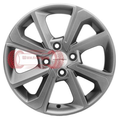 Khomen Wheels KHW1501 (XRay) G-Silver 6x15/4x100 D60.1 ET37  
