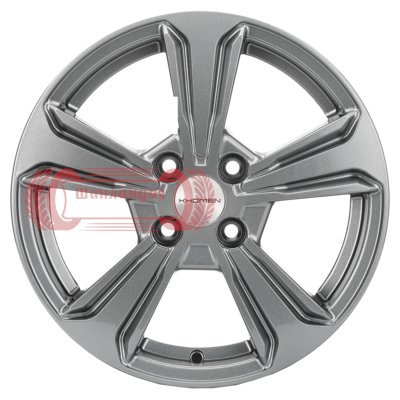 Khomen Wheels KHW1502 (Vesta) Gray 6x15/4x100 D60.1 ET50  