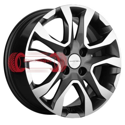 Khomen Wheels KHW1503 (Lada Granta) Gray-FP 6x15/4x98 D58.5 ET36  