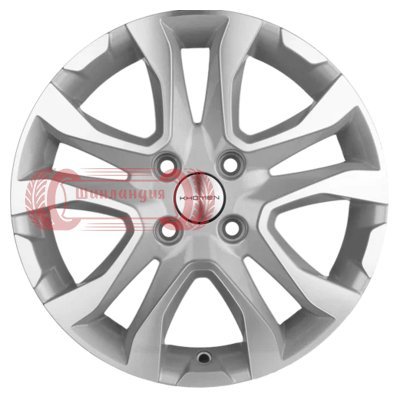 Khomen Wheels KHW1503 (Rio/Solaris) F-Silver-FP 6x15/4x100 D54.1 ET46  