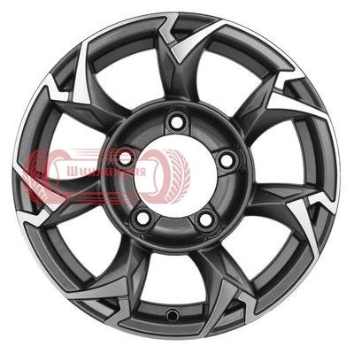 Khomen Wheels KHW1505 (Jimny) Gray-FP 5.5x15/5x139.7 D108.1 ET5  
