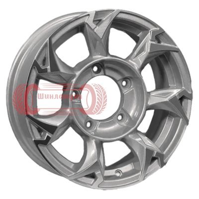 Khomen Wheels KHW1505 (Lada NIVA 4x4) F-Silver-FP 5.5x15/5x139.7 D98.5 ET5  
