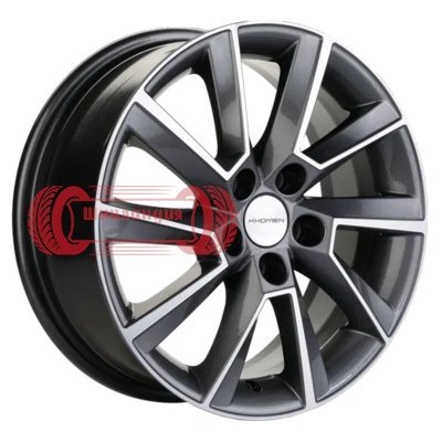 Khomen Wheels KHW1507 (Rapid/Fabia) Gray-FP 6x15/5x100 D57.1 ET38  