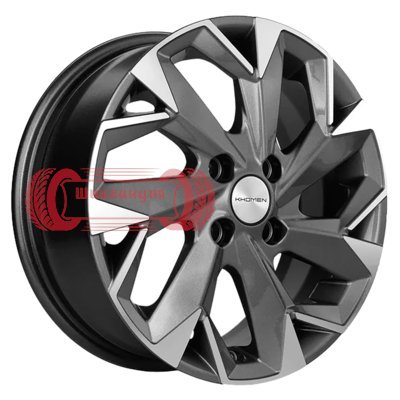 Khomen Wheels KHW1508 (Logan/Sandero) Gray-FP 6x15/4x100 D60.1 ET40  