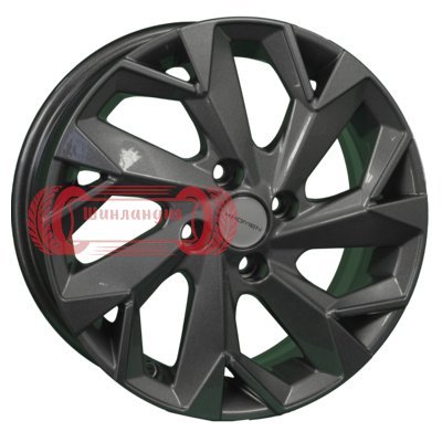 Khomen Wheels KHW1508 (Rio/Solaris) Gray 6x15/4x100 D54.1 ET46  