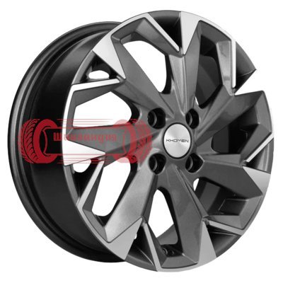 Khomen Wheels KHW1508 (Vesta) Gray-FP 6x15/4x100 D60.1 ET50  
