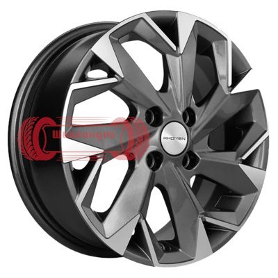 Khomen Wheels KHW1508 (XRay) Gray-FP 6x15/4x100 D60.1 ET40  