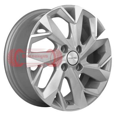 Khomen Wheels KHW1508 (XRay) F-Silver-FP 6x15/4x100 D60.1 ET40  