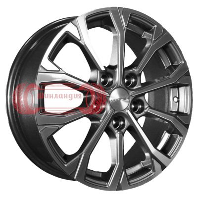Khomen Wheels KHW1605 (Changan CS35 Plus) Gray-FP 6.5x16/5x110 D63.3 ET46  