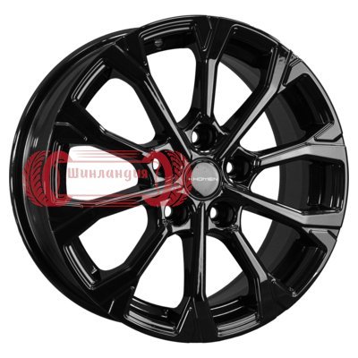 Khomen Wheels KHW1605 (Huyndai/Kia) Black 6.5x16/5x114.3 D67.1 ET44  