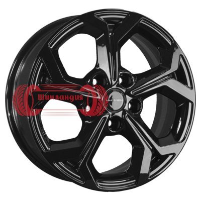 Khomen Wheels KHW1606 (Huyndai/Kia) Black 6.5x16/5x114.3 D67.1 ET43  