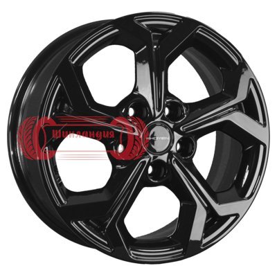 Khomen Wheels KHW1606 (Mitsubishi) Black 6.5x16/5x114.3 D67.1 ET46  