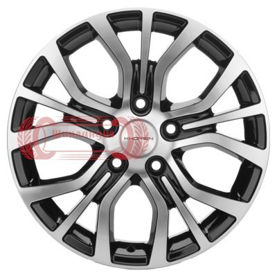 Khomen Wheels KHW1608 (Actyon) Black-FP 6.5x16/5x112 D66.6 ET40  