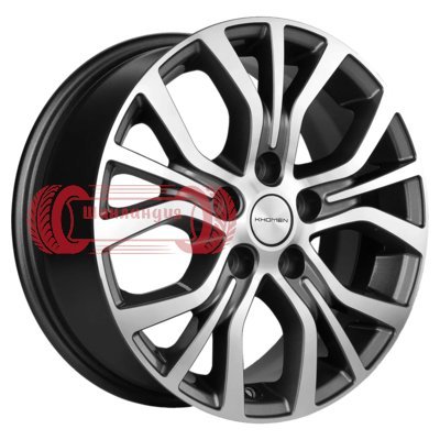 Khomen Wheels KHW1608 (Changan CS35 Plus) Gray-FP 6.5x16/5x110 D63.3 ET46  