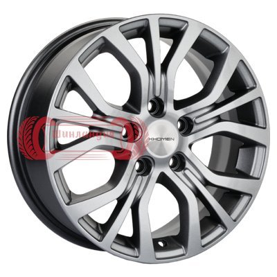 Khomen Wheels KHW1608 (Huyndai/Mazda) G-Silver 6.5x16/5x114.3 D67.1 ET45  