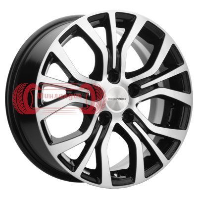 Khomen Wheels KHW1608 (Mitsubishi) Black-FP 6.5x16/5x114.3 D67.1 ET38  